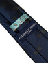 navy blue tie with black gorilla embroidered design